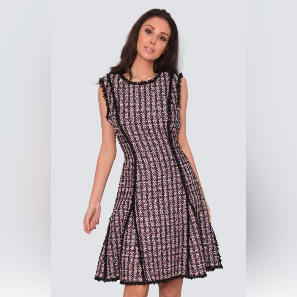 Oscar de la Renta 2017 Collection Tweed Dress Size 10 Pristine NWOT Condition